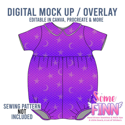 Collared Romper Mock-Up