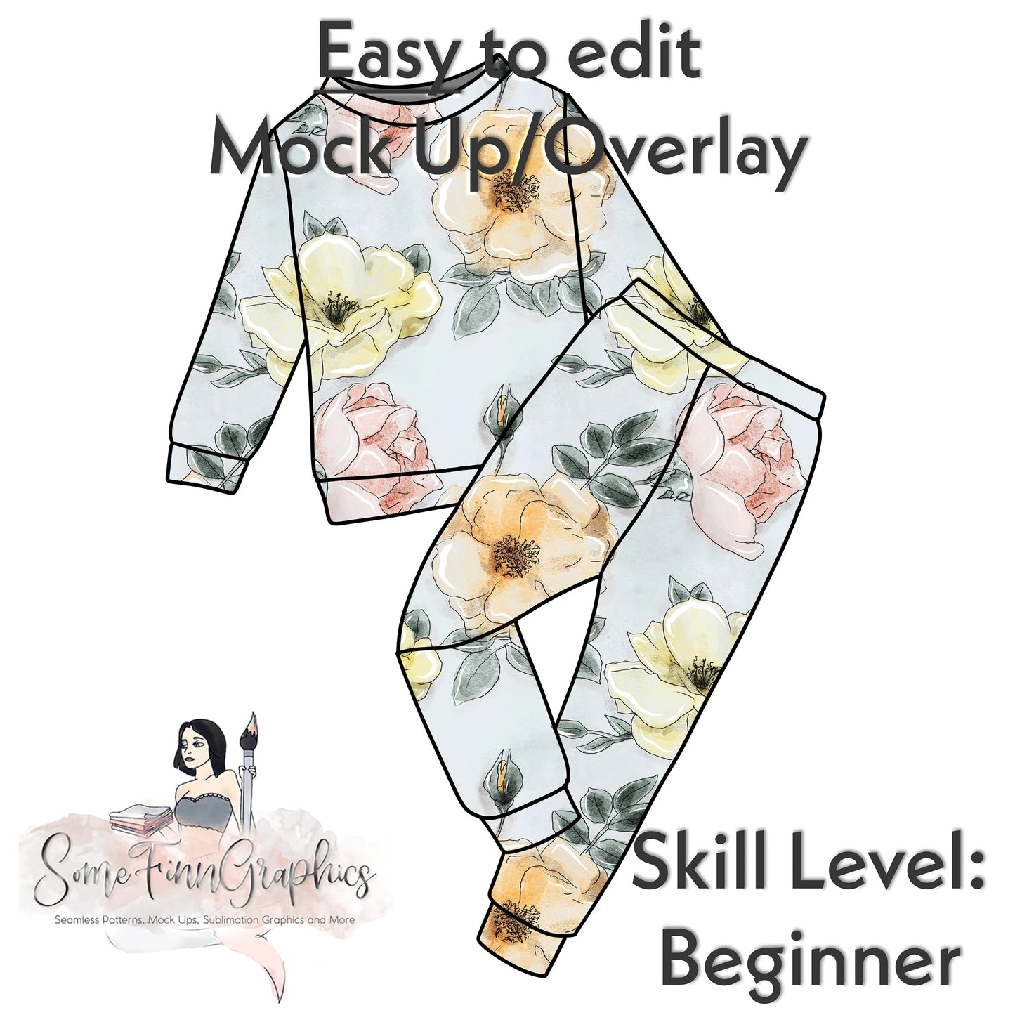 Pajamas Lined Mock Up