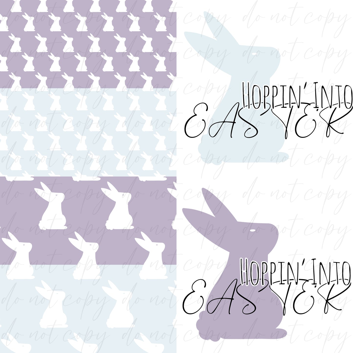 Bunnies Seamless and Graphics