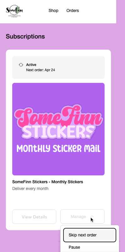 SomeFinn Stickers - Monthly Stickers