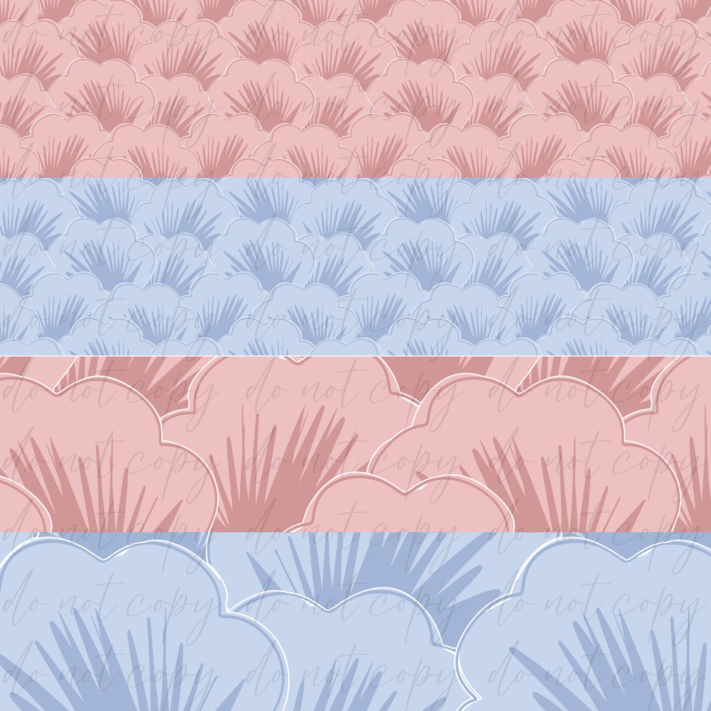 Abstracted Shells Seamless