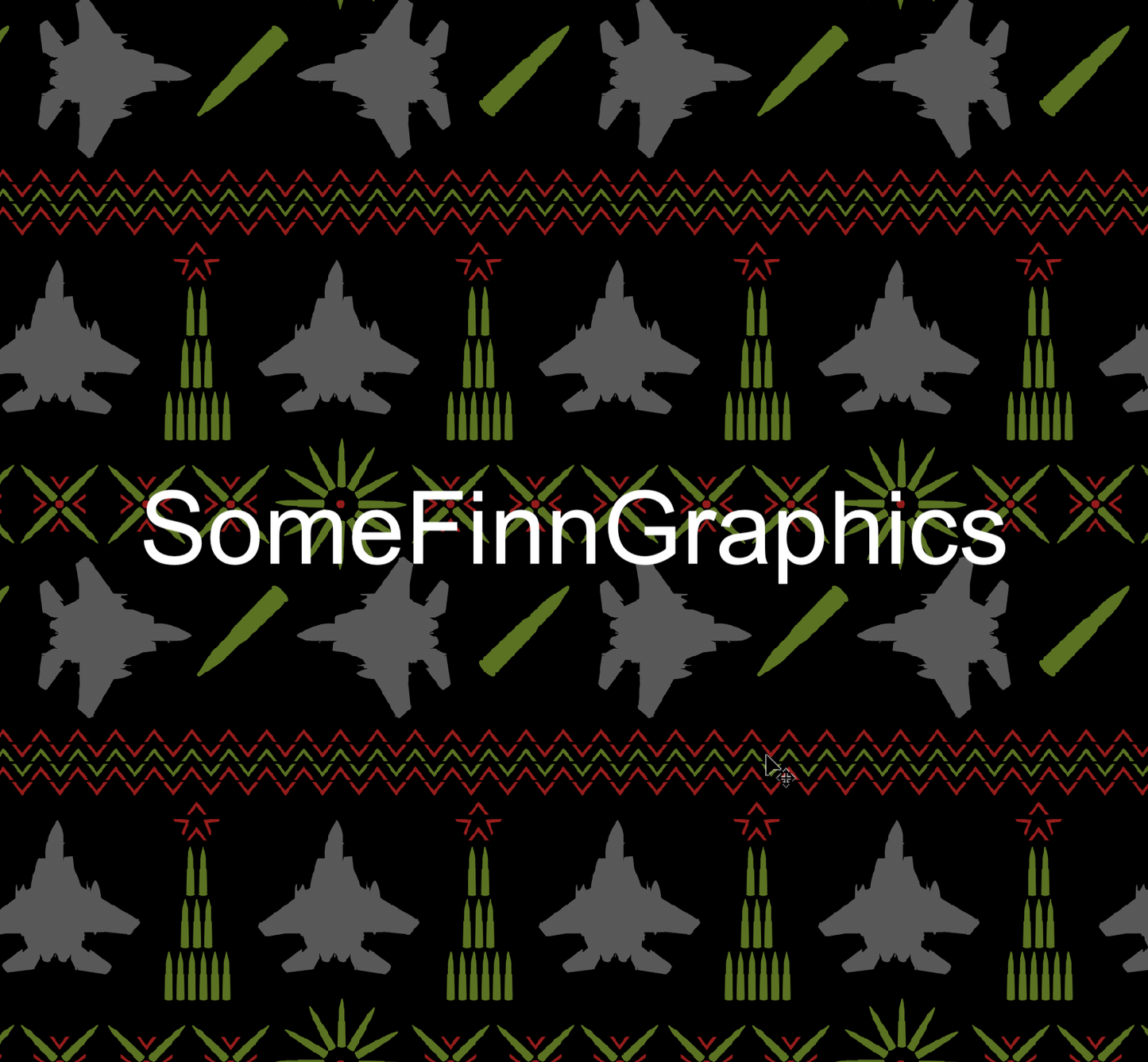 Christmas Jets Seamless