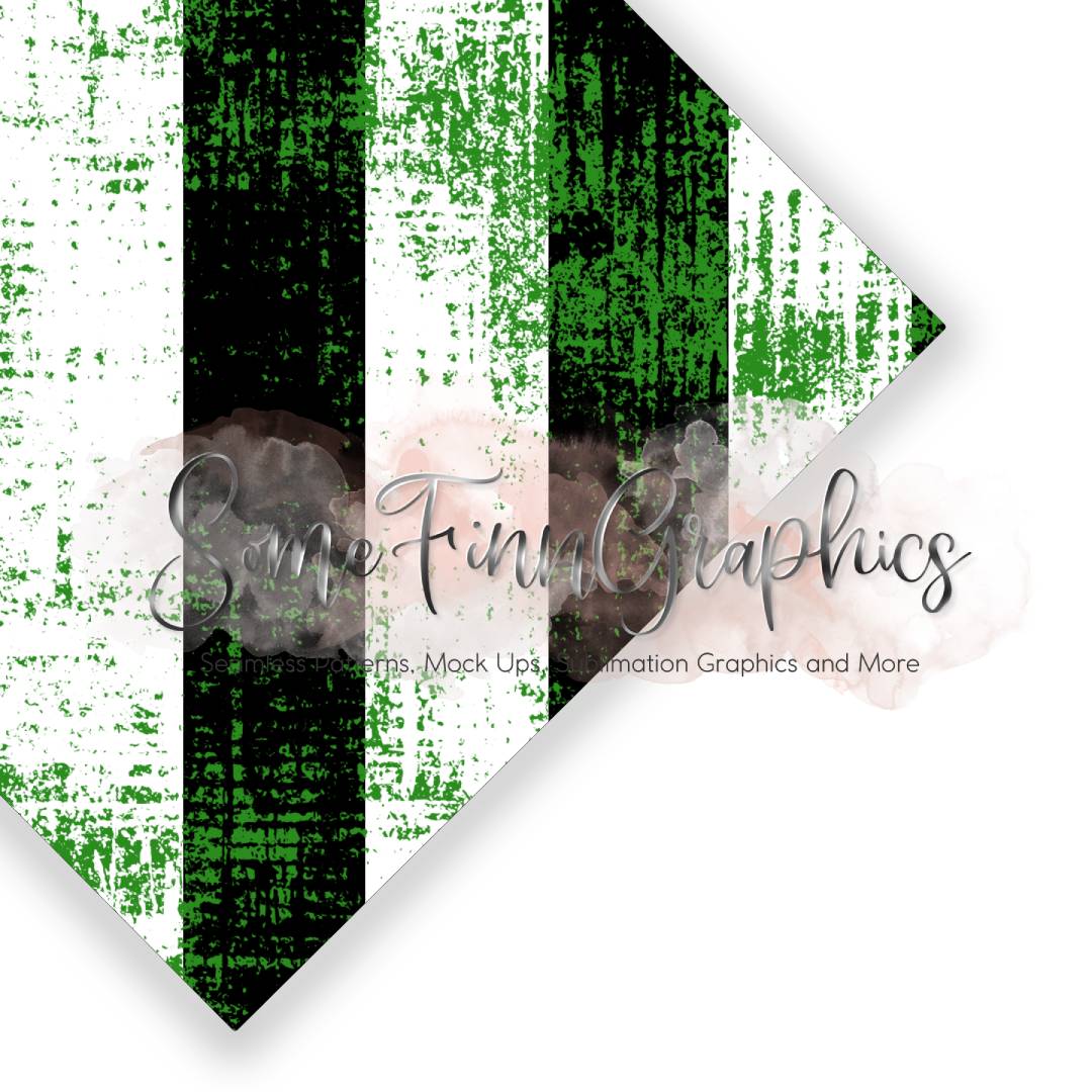 Halloween Movie Inspired Stripes Seamless Design