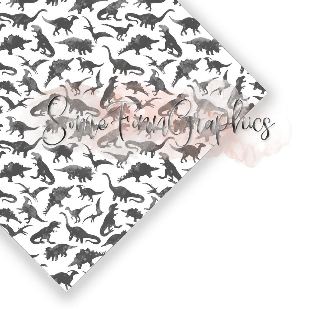 Tie Dye Dinosaurs Seamless Design