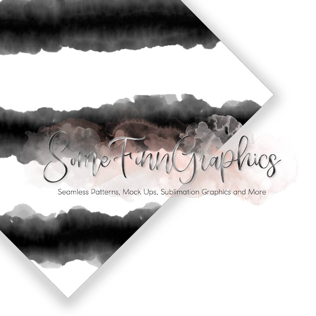 Watercolor Stripes Seamless Design
