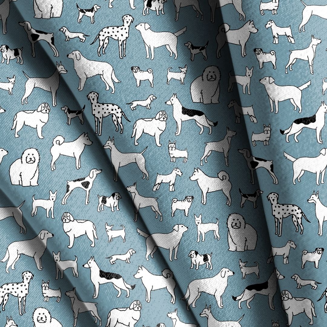 All Dogs Are Puppies Seamless Design