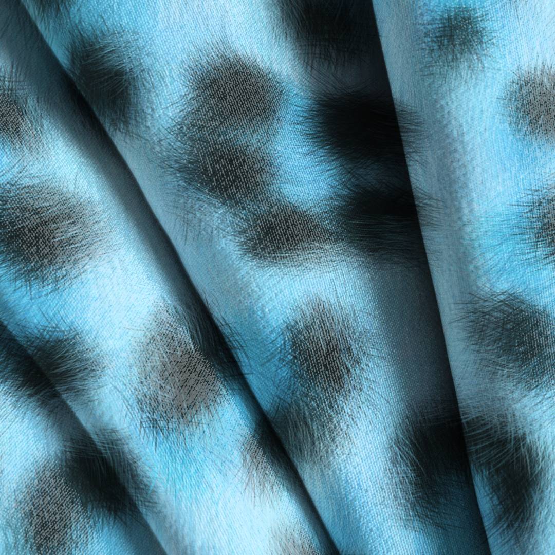 Realistic Leopard Print Seamless Design