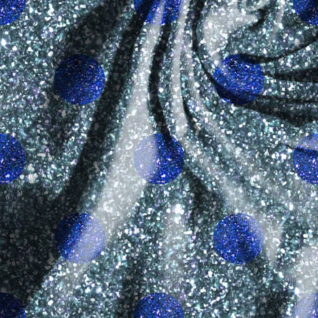 Glitter Polka Dot Seamless Design