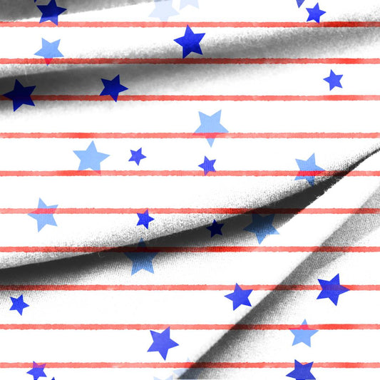 Independence Day Stars and Stripes Seamless Design