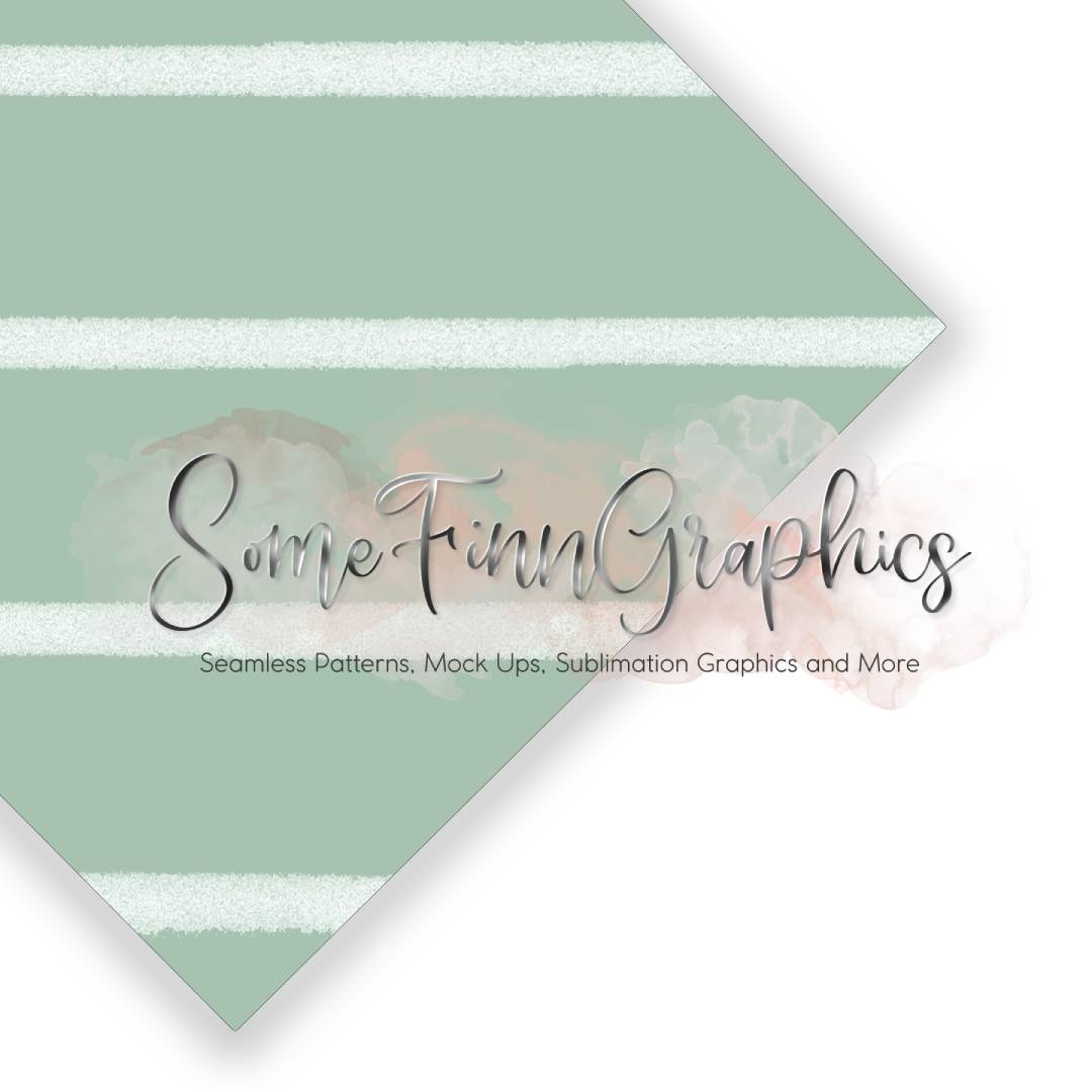 Green Stripes Seamless Design