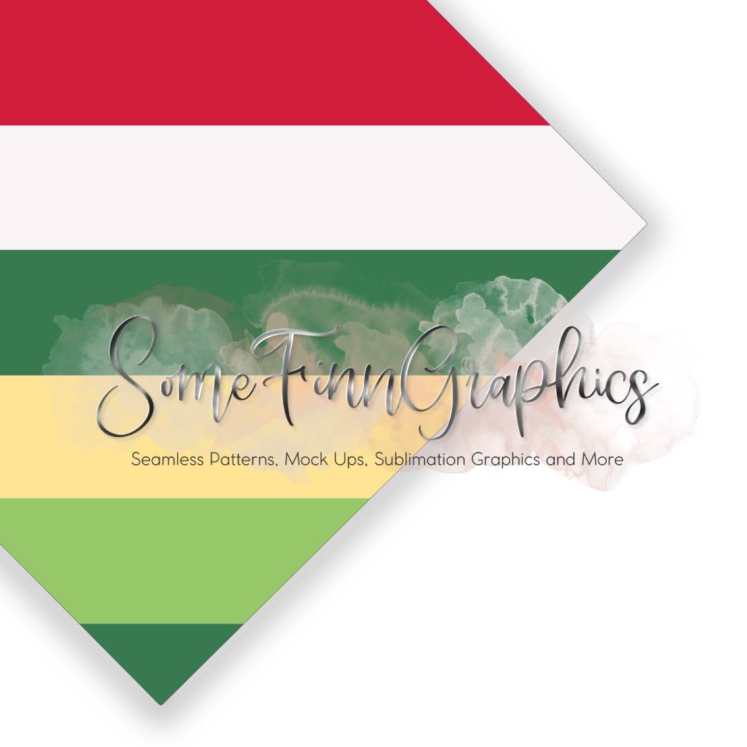 Vintage Christmas Stripes Seamless Design