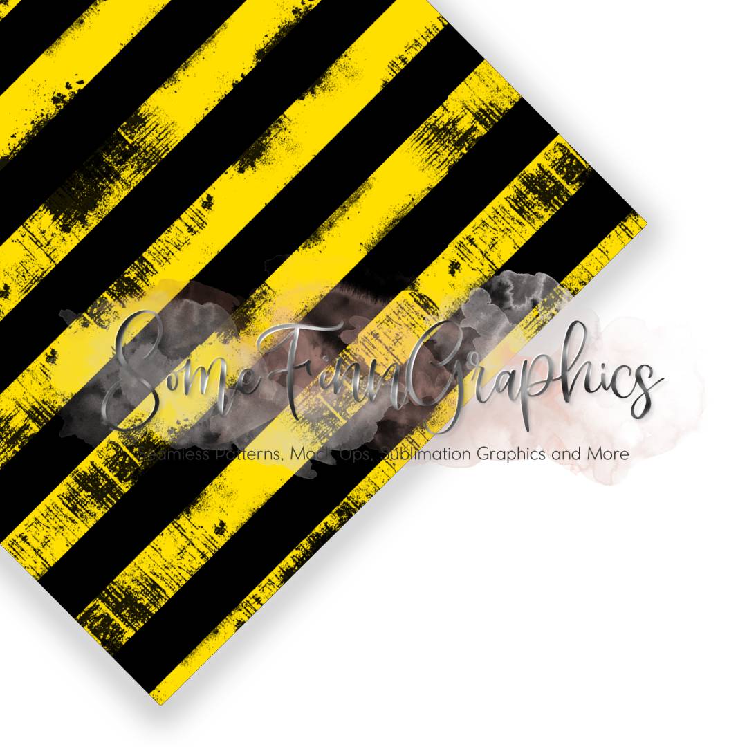 Yellow and Black Stripes Seamless Design