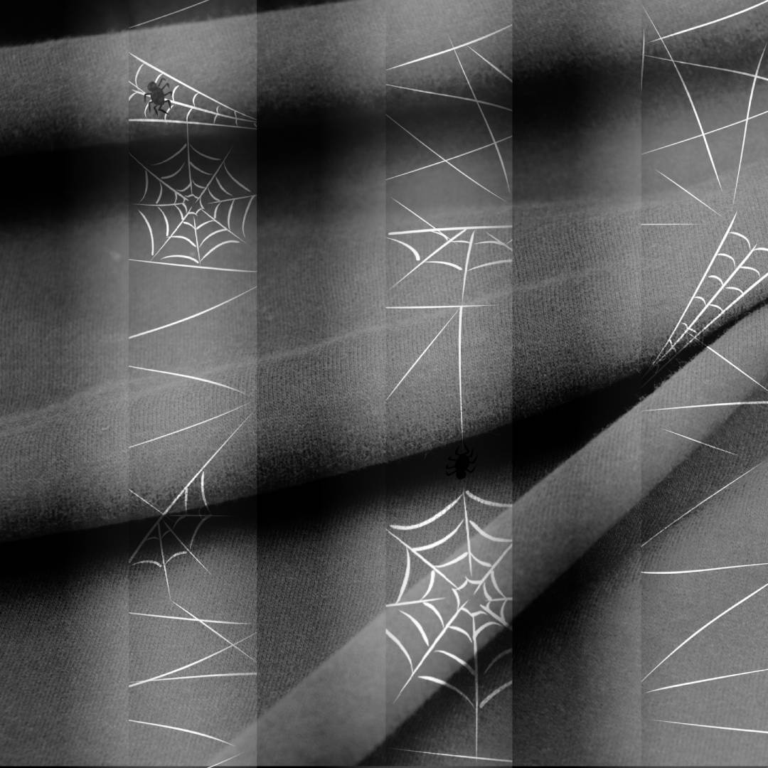 Halloween Character Stripes Seamless Design