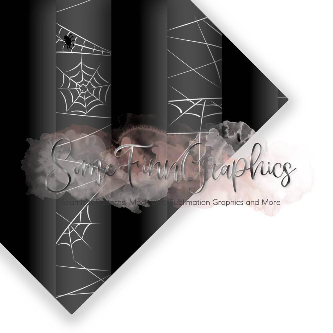 Halloween Character Stripes Seamless Design