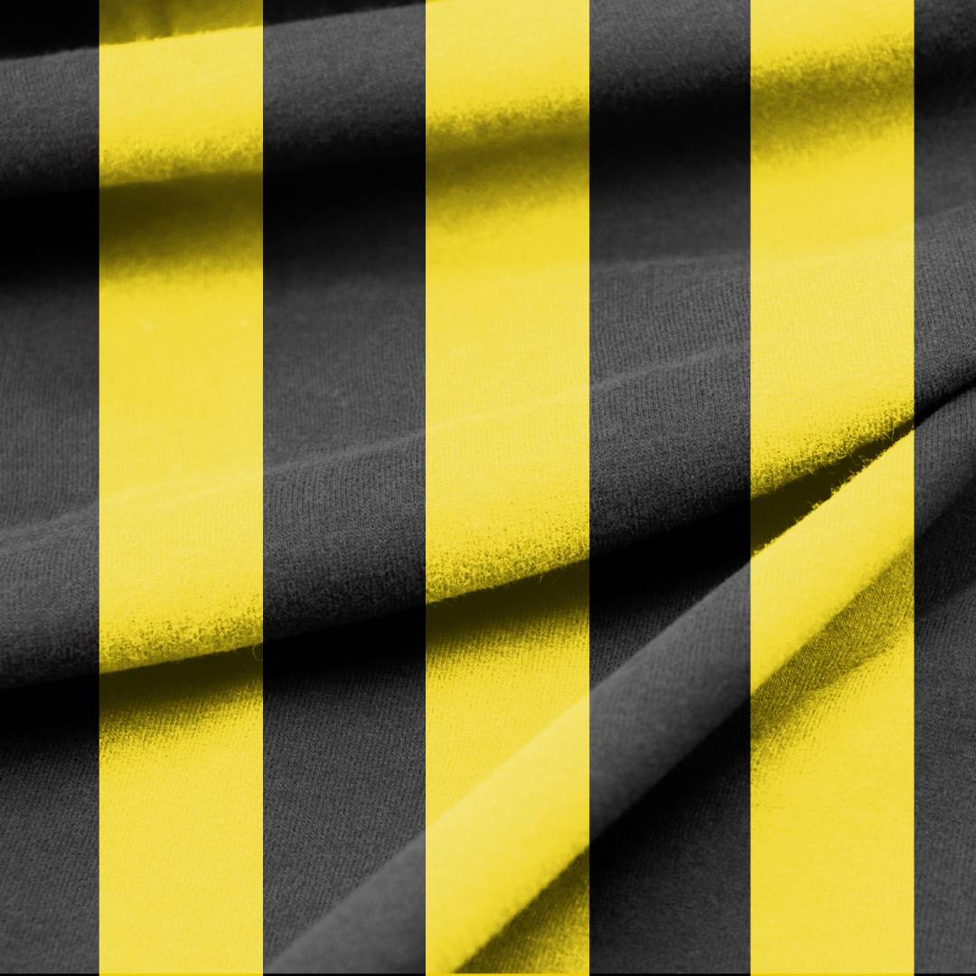 Yellow and Black Stripes Seamless Design