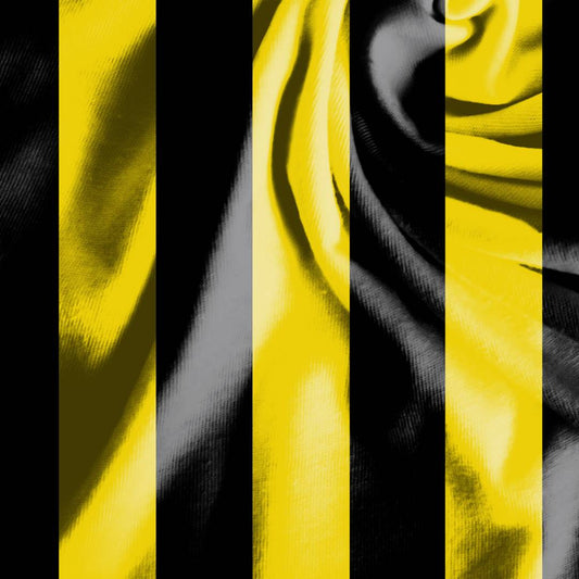 Yellow and Black Stripes Seamless Design