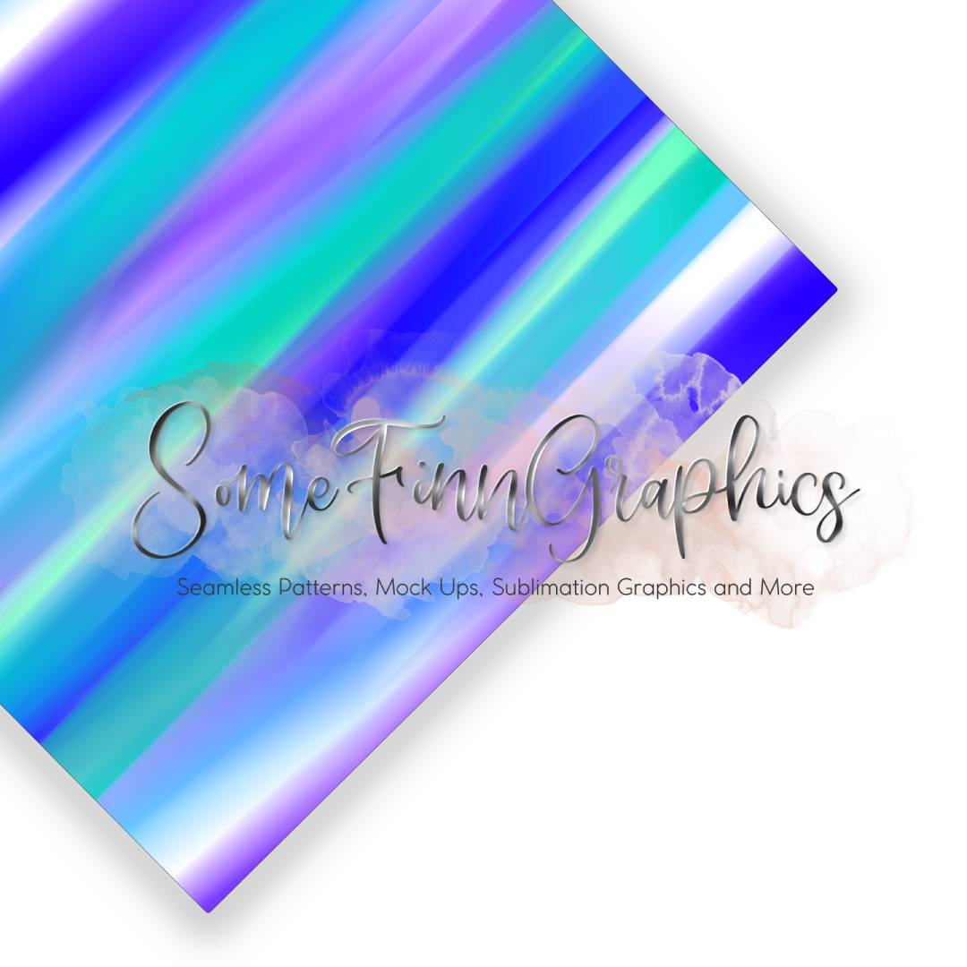 Watercolor Stripes Seamless Design
