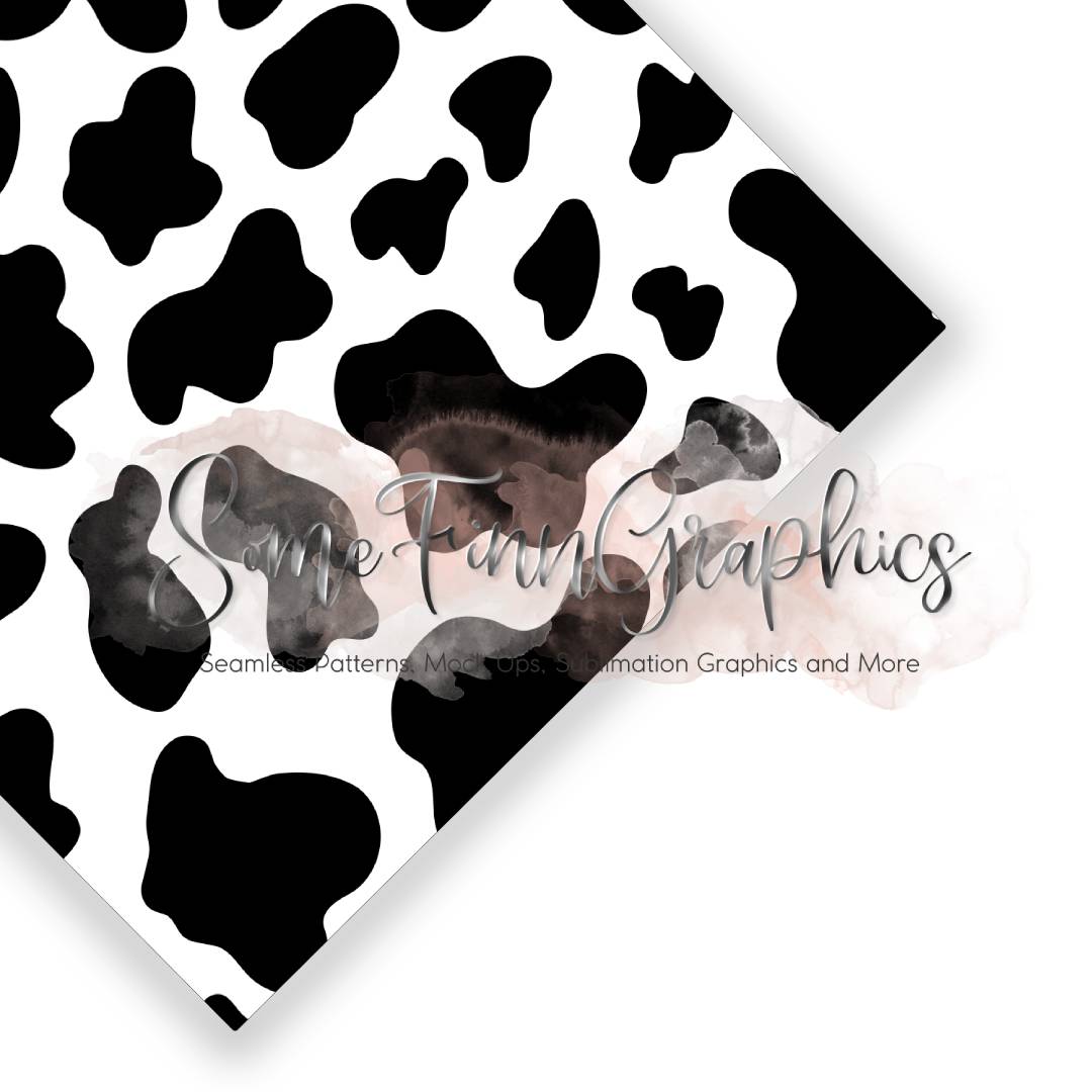 Cow Print Seamless Digital Design