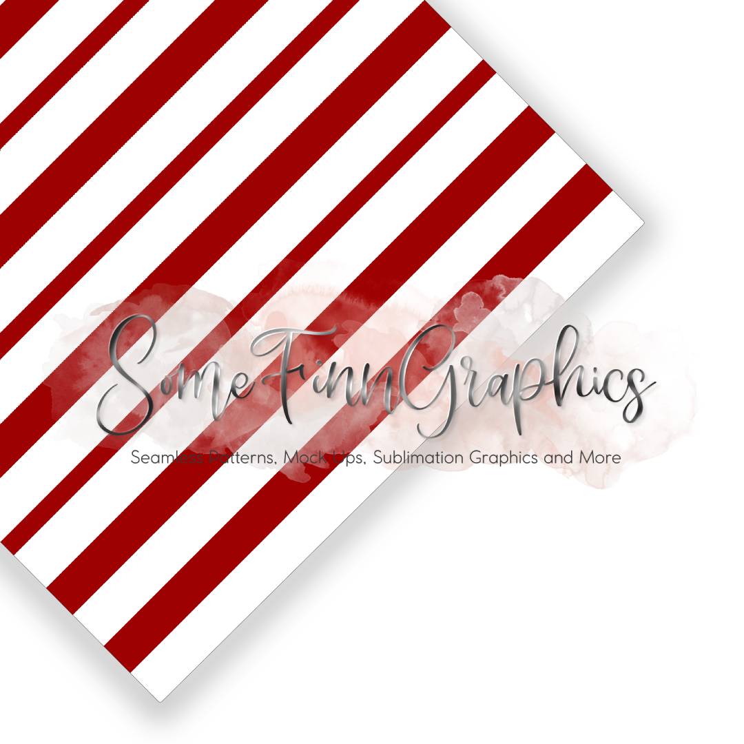Candy Cane Stripes Seamless Design