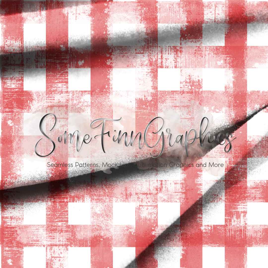 Summer Plaid Seamless Design