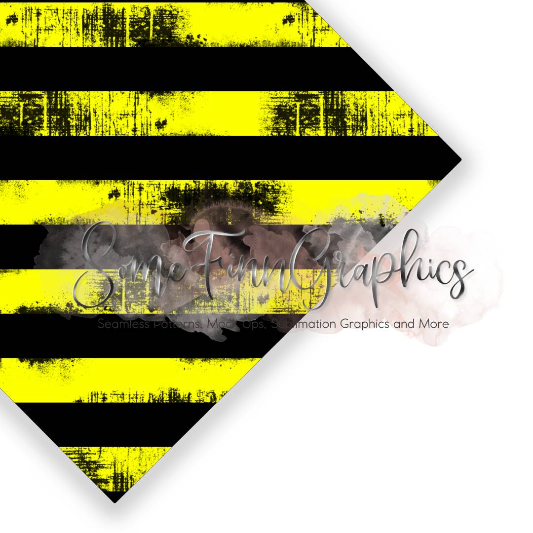 Yellow and Black Stripes Seamless Design