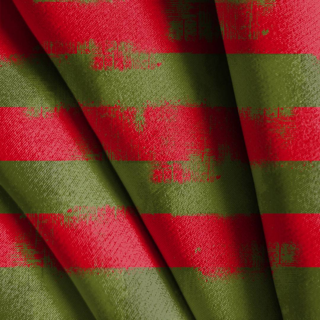 Halloween Movie Inspired Stripes Seamless Design