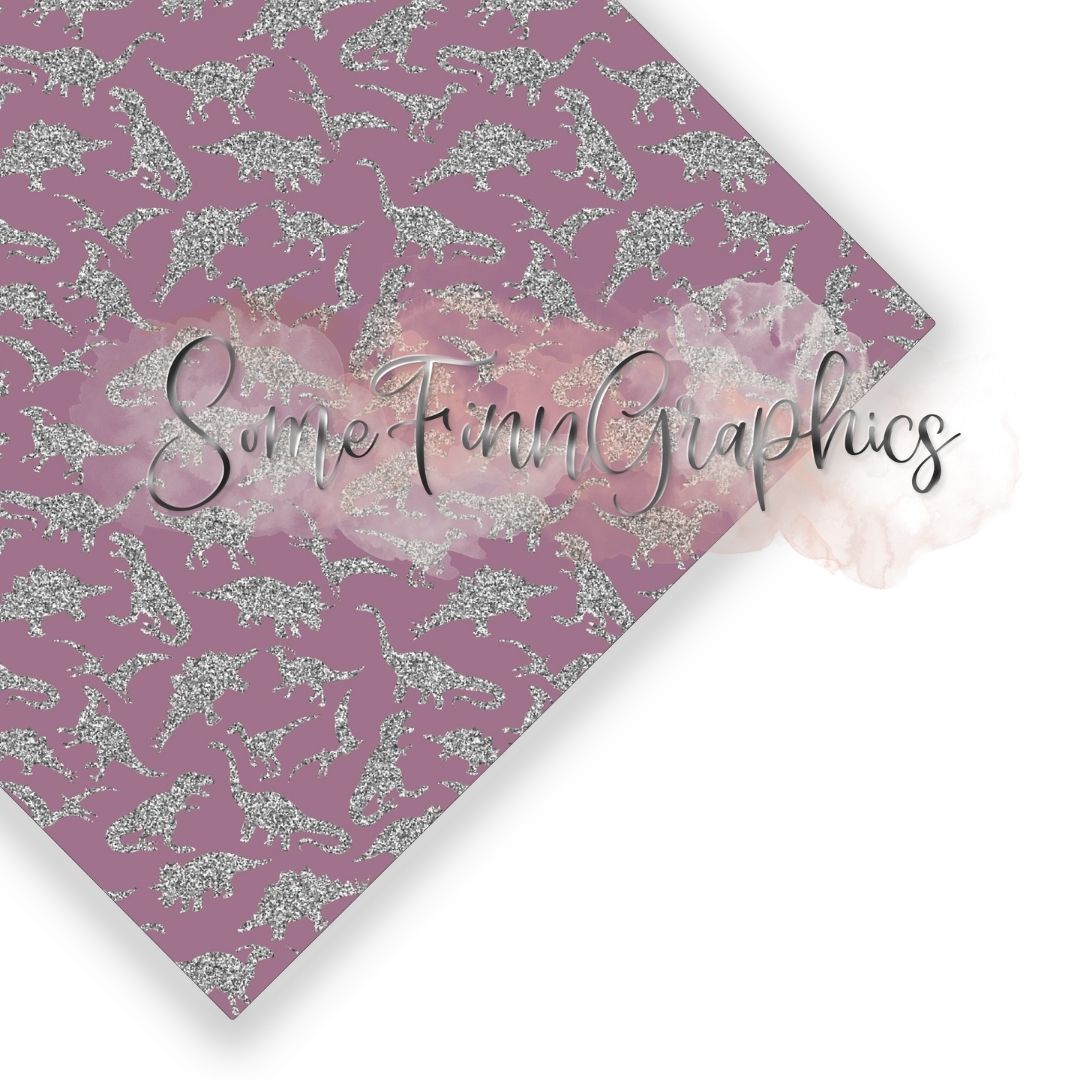 Tie Dye Dinosaurs Seamless Design