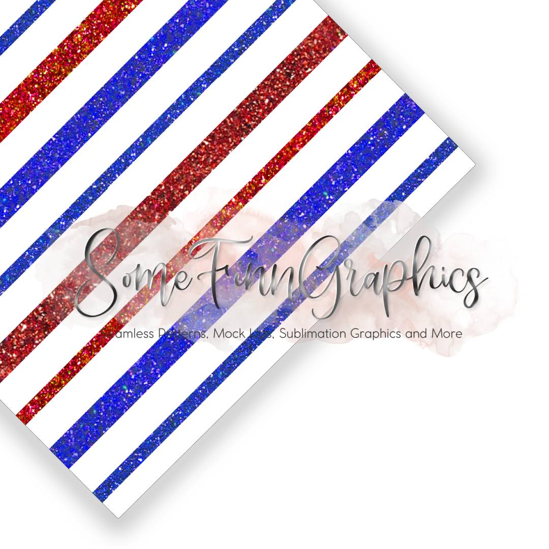4th of July Stripes Seamless