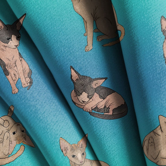 Sphynx Cat Seamless Design