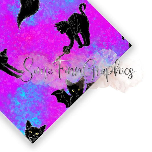 Holiday Kittens Seamless Design