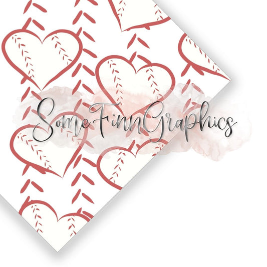 I Love Baseball Seamless design