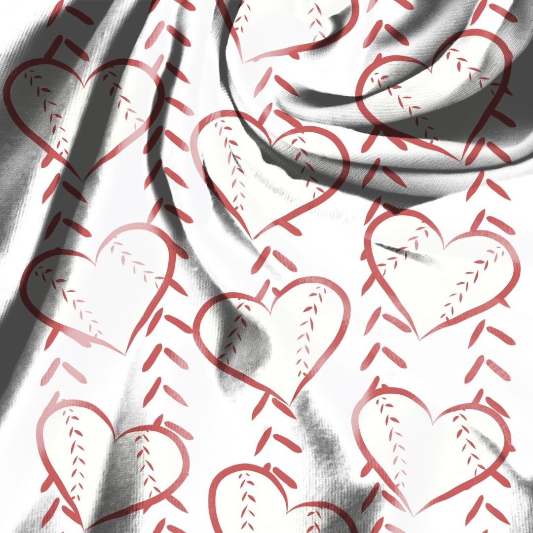 I Love Baseball Seamless design