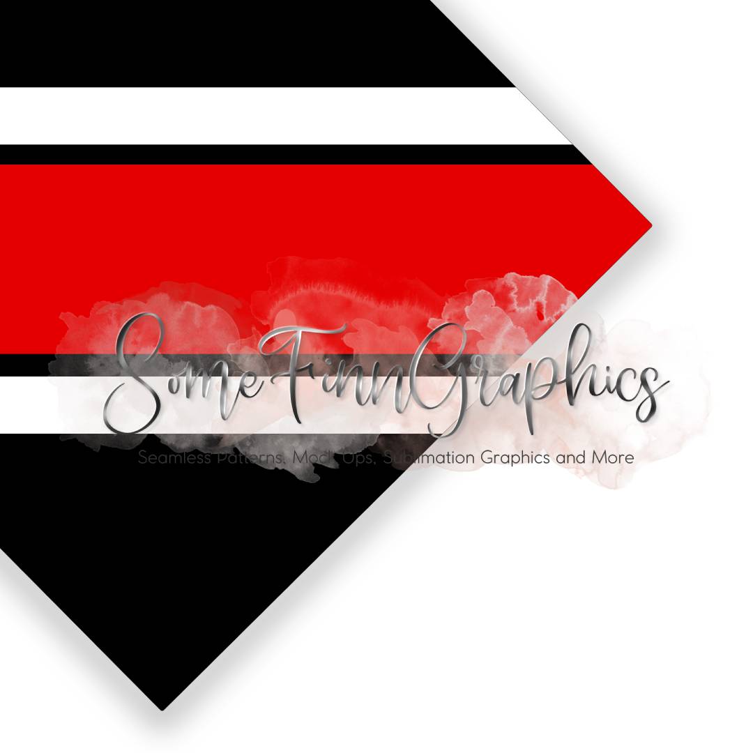 Halloween Movie Inspired Stripes Seamless Design