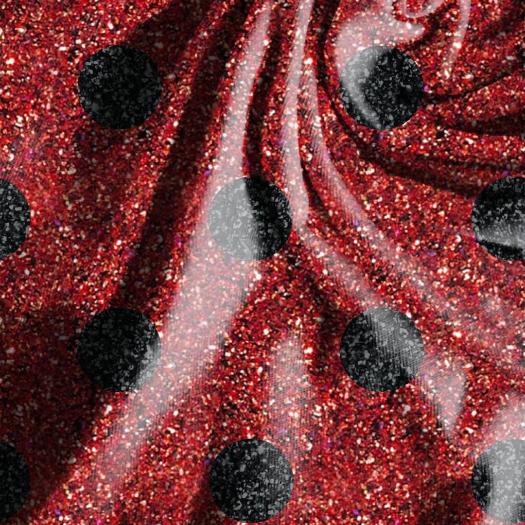 Glitter Polka Dot Seamless Design