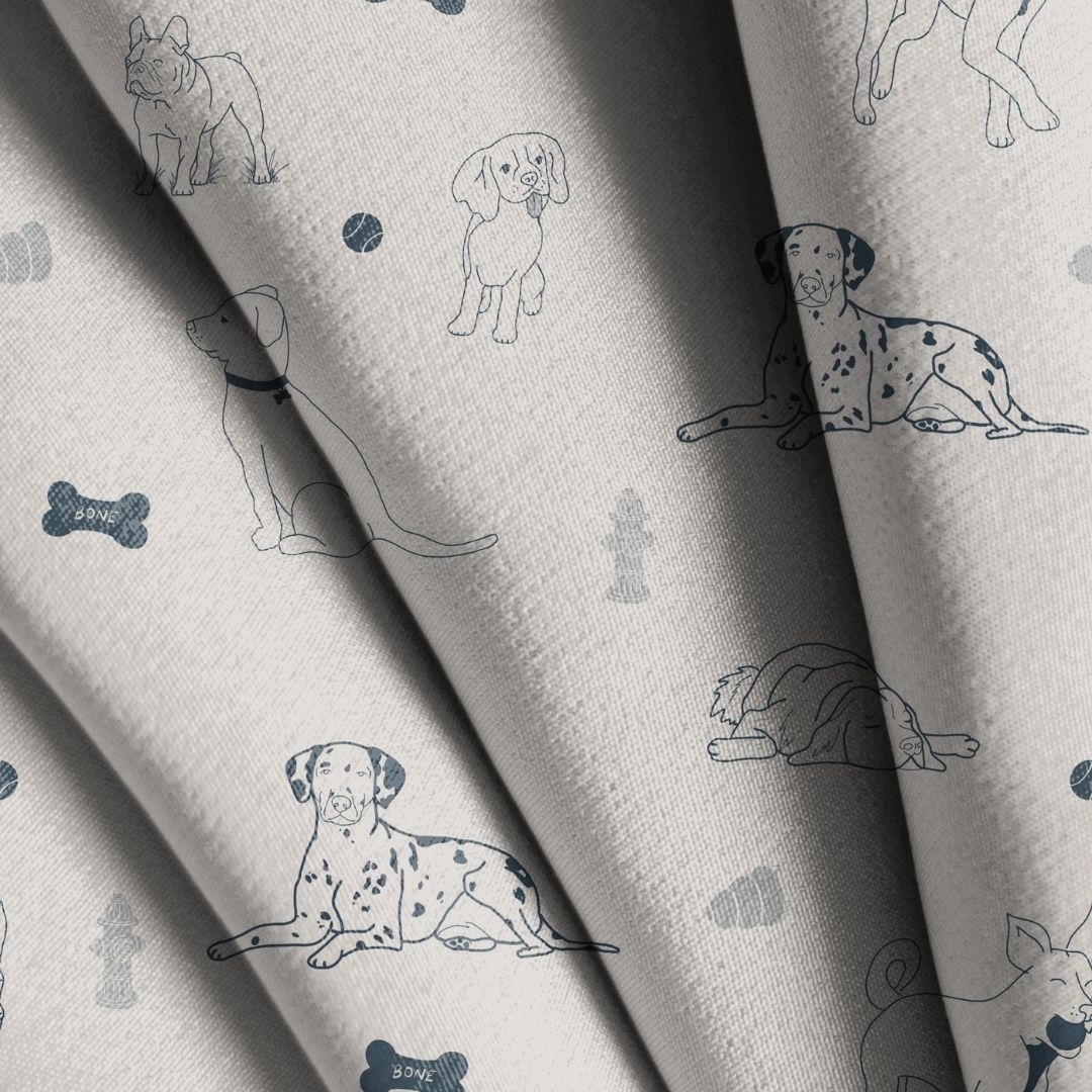 Sketchy Dog Seamless Design