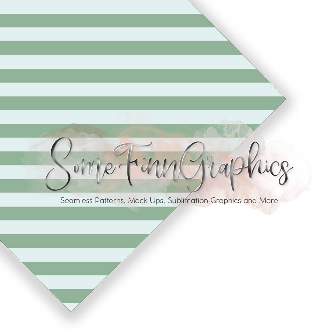 Green Stripes Seamless Design