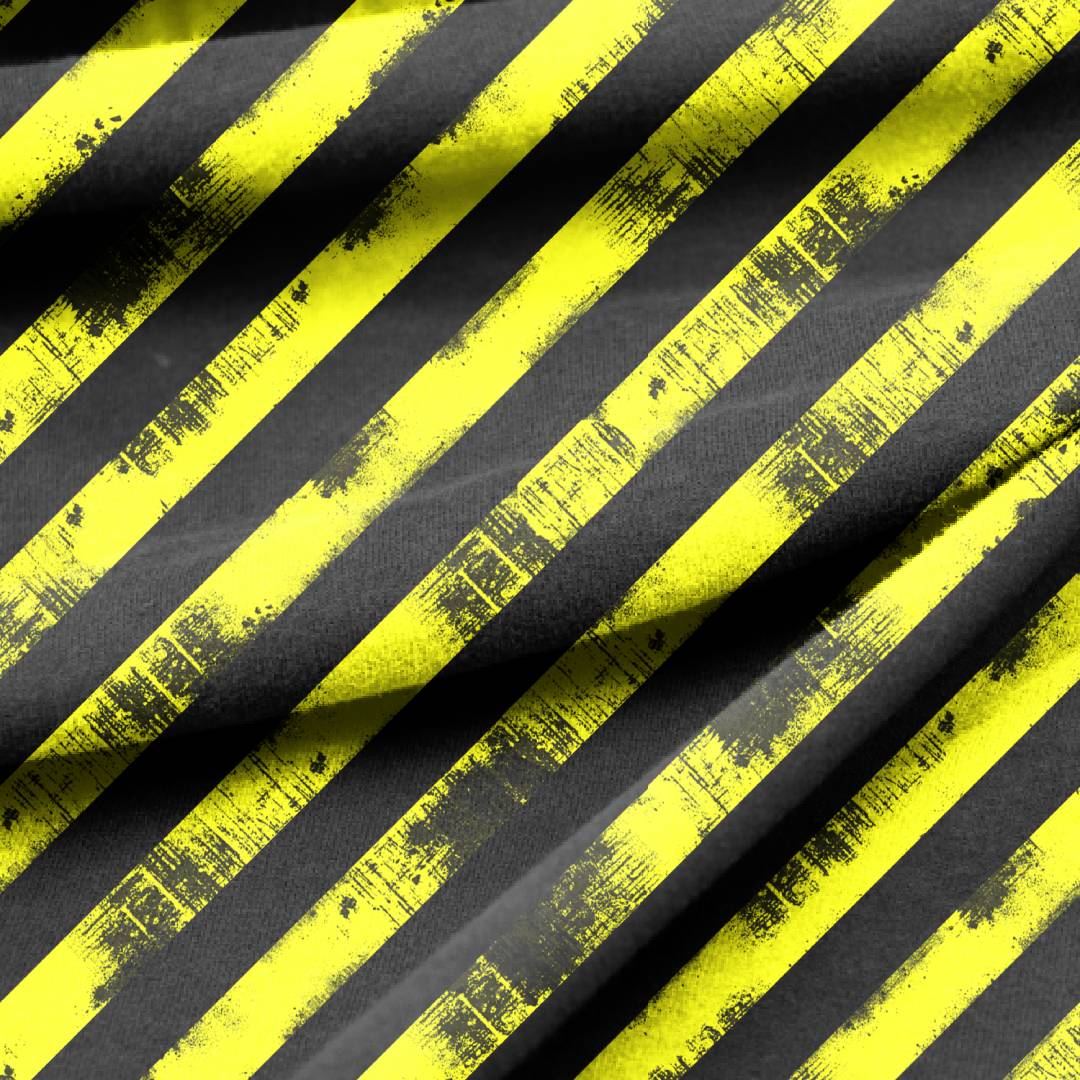 Yellow and Black Stripes Seamless Design