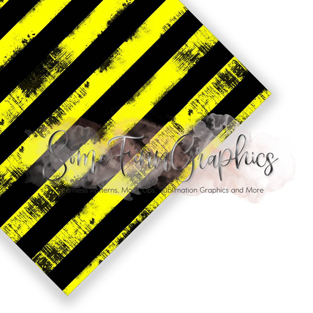 Yellow and Black Stripes Seamless Design