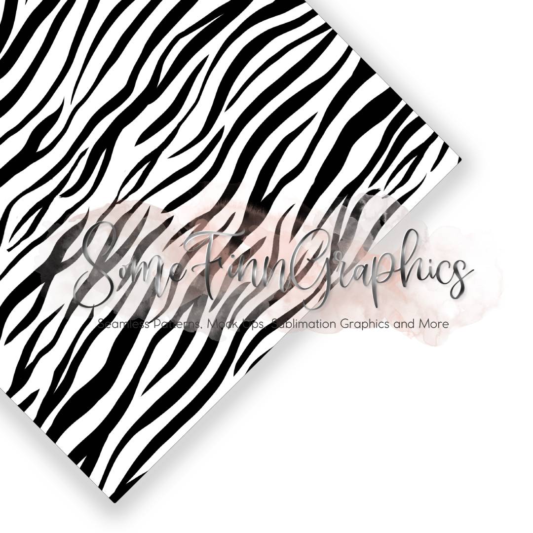 Zebra Stripes Seamless Design
