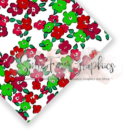 Dainty Floral Seamless Digital Paper