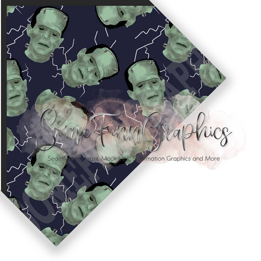 Frankenstein Seamless Design