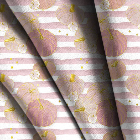 Pink Pumpkin Seamless Design