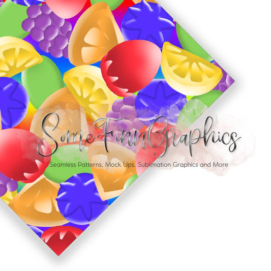 Fruit Snacks Seamless Design