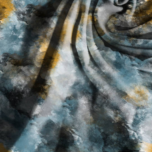 Aqua Grunge Paint Texture Seamless Design