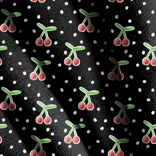Retro Cherries Seamless Design