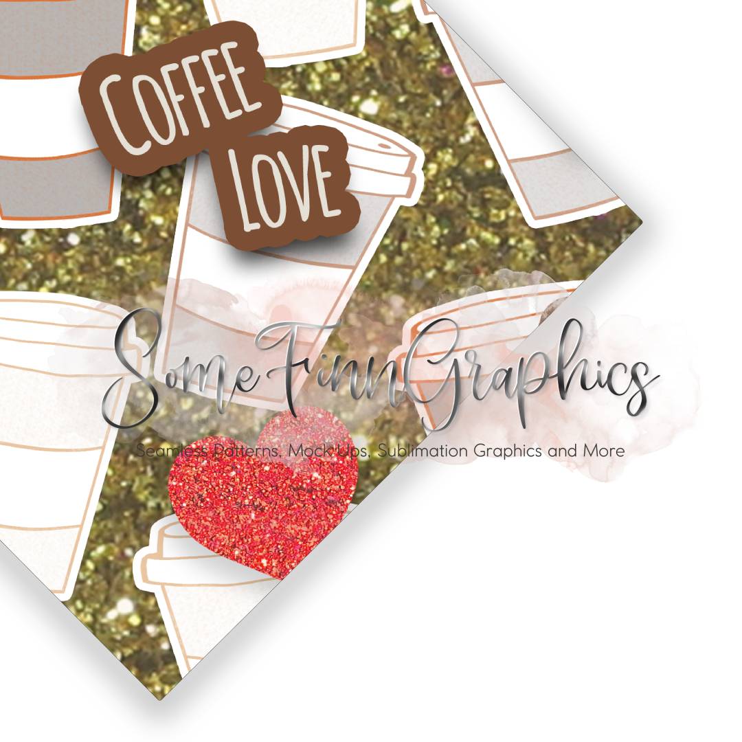 Coffee Love Seamless Design