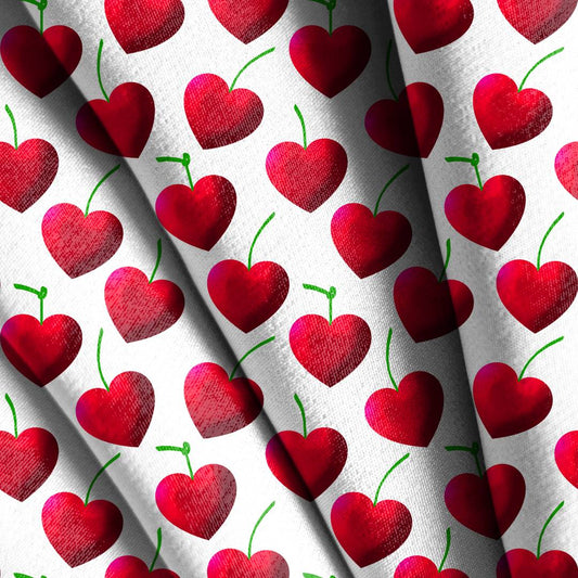 Heart Cherry Seamless Design