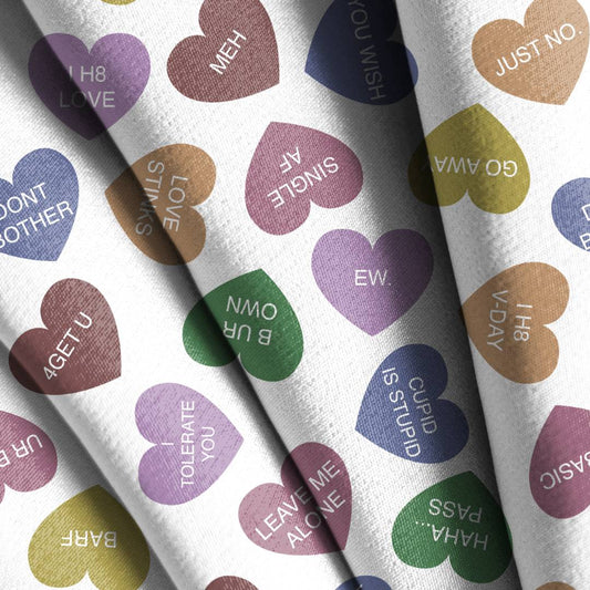 ANTI-Valentine's Day Conversational Hearts