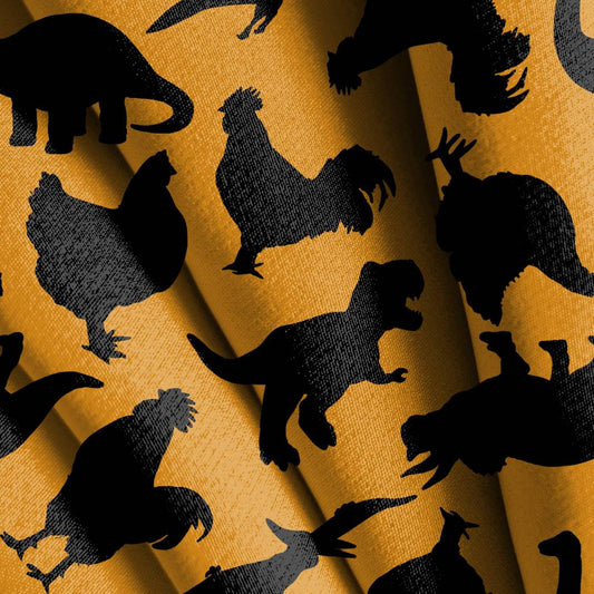 Dinosaur Chicken Toss Seamless Design