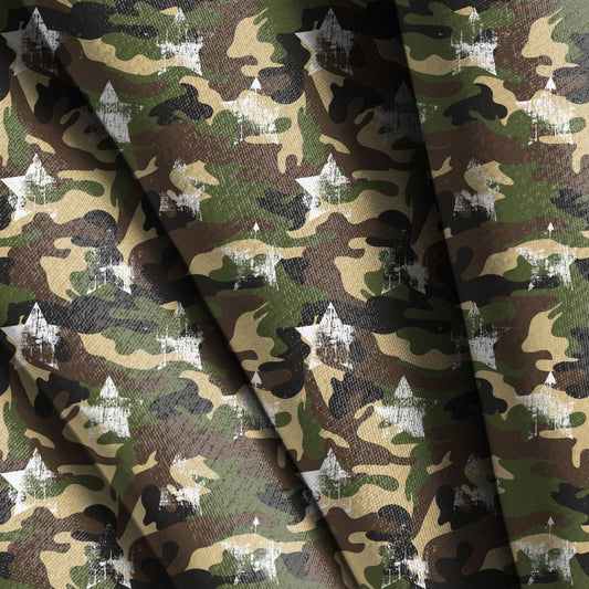 Distressed Stars Camo Seamless Design